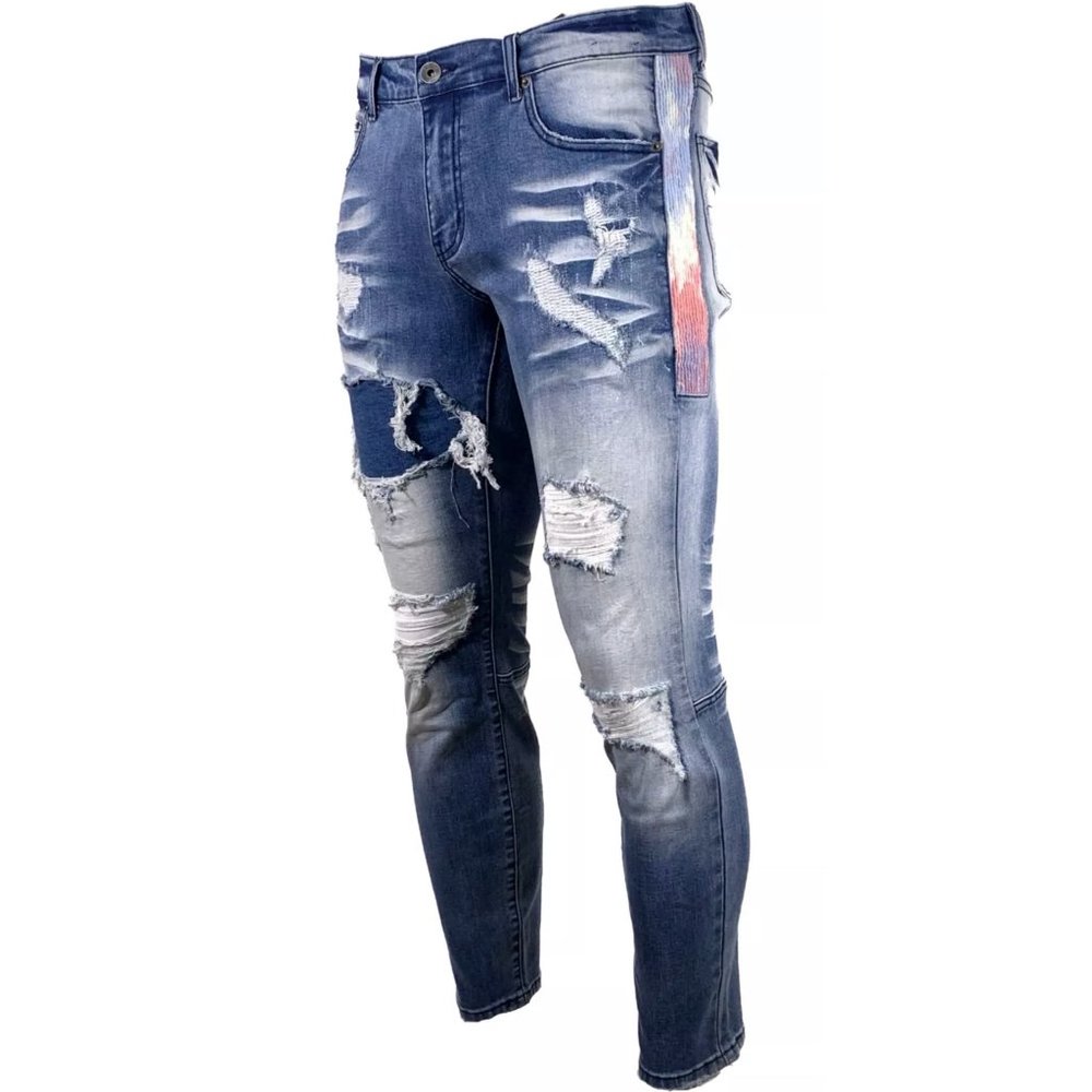 M.LAB Slim Cause Men's Denim Jeans Blue